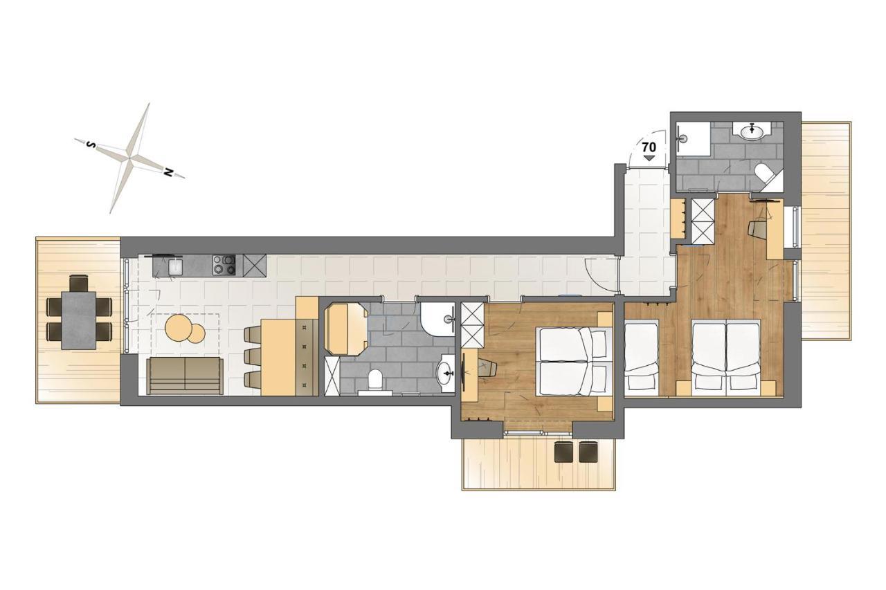 Apart-Hotel Alpinsonnenresidenz Fiss Ngoại thất bức ảnh